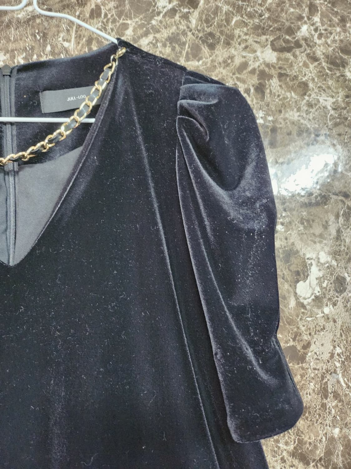 줄로그  벨로어 미디 원피스  상품이미지4