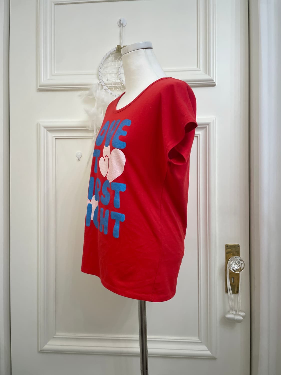 red ballon lettering cute t-shirt 상품이미지2