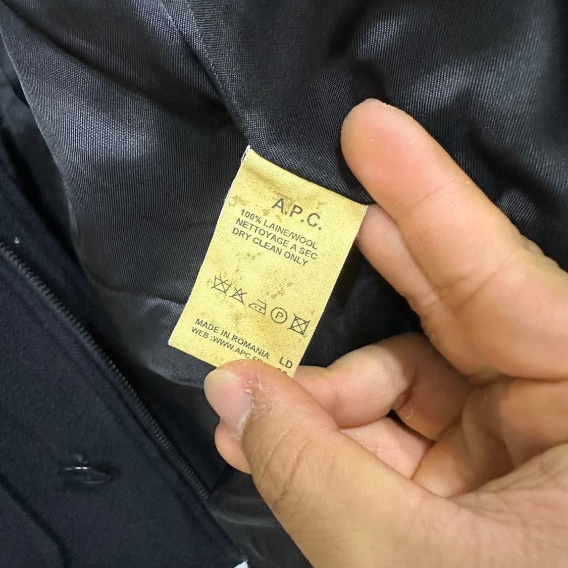 아페쎄 울 모직자켓 판매합니다 상품이미지5