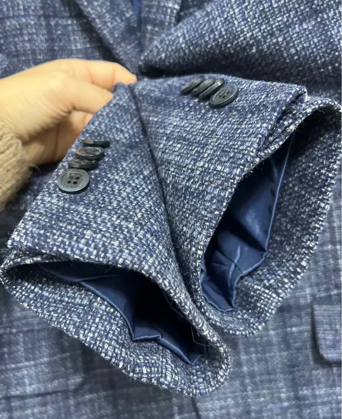 로가디스 남성 체크울캐시미어자켓 상품이미지4