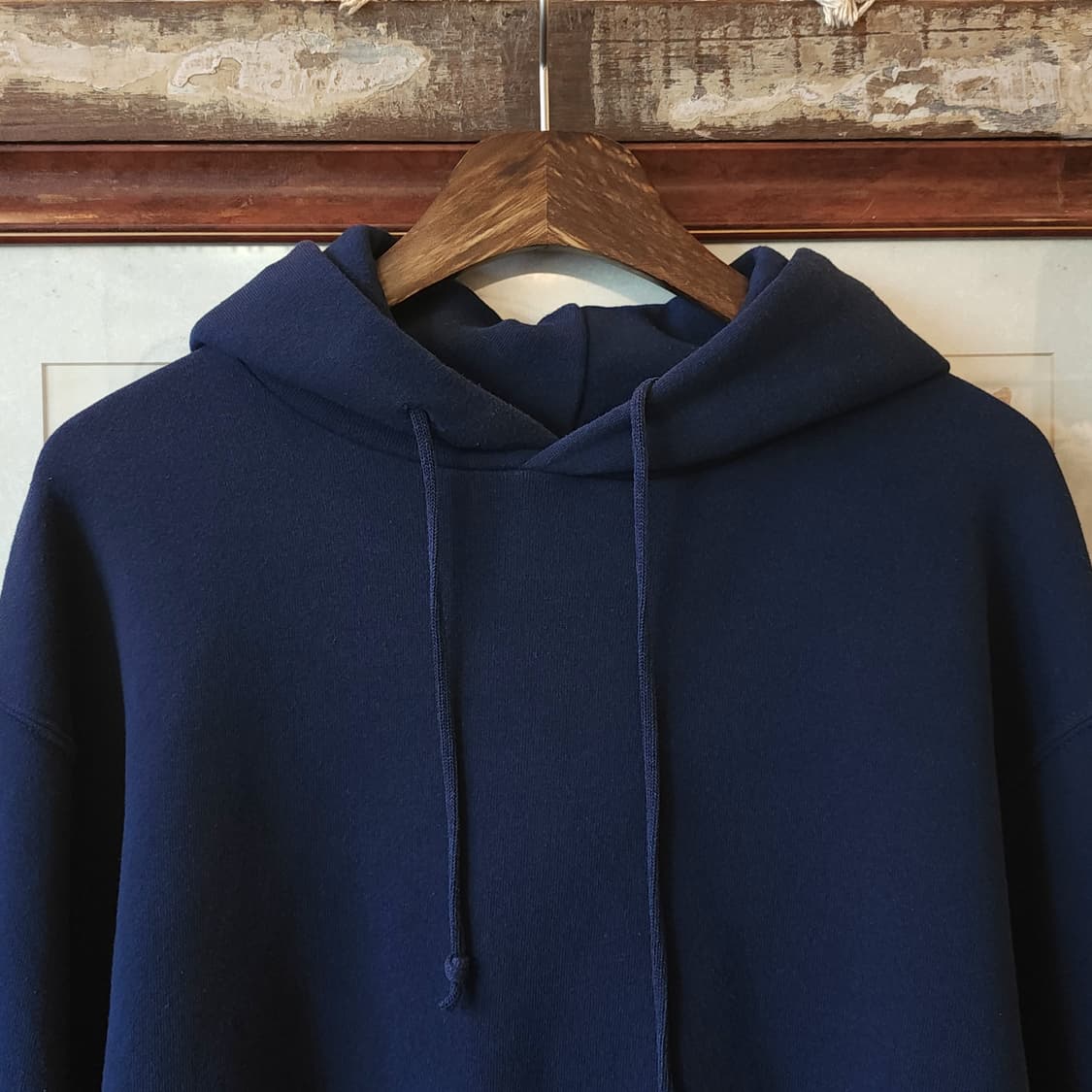 90s 러셀 후드 스웻셔츠 블랭크 오리지널 빈티지 M 상품이미지4