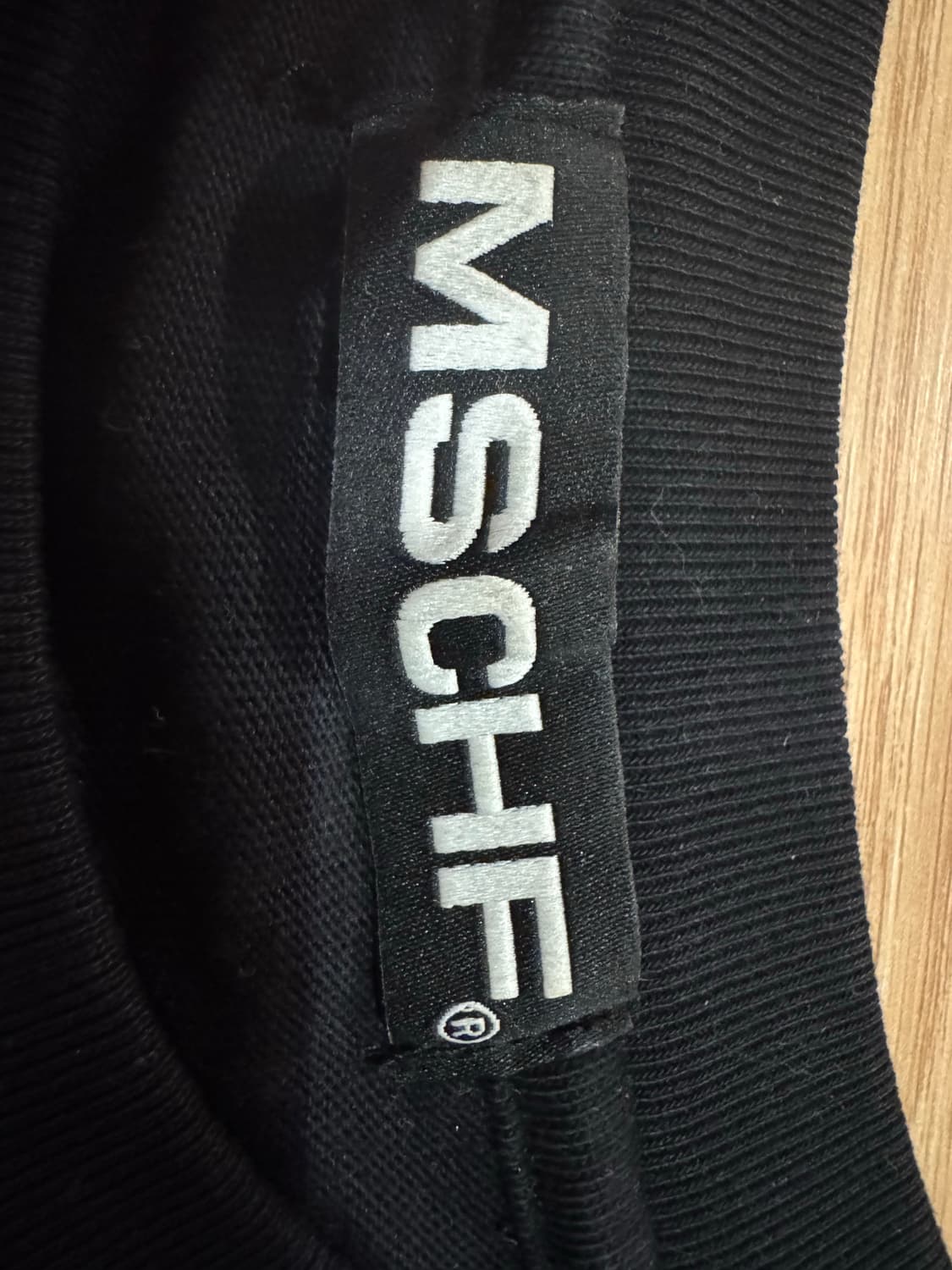 미스치프 롬버스 롱슬리브 M 블랙 상품이미지3