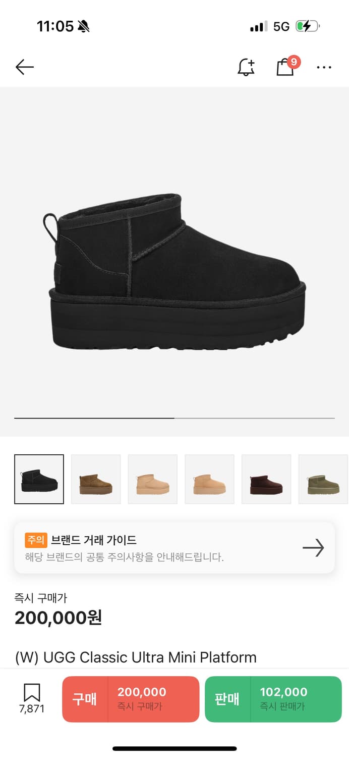 (W) UGG Classic Ultra Mini Platform Boot 상품이미지1