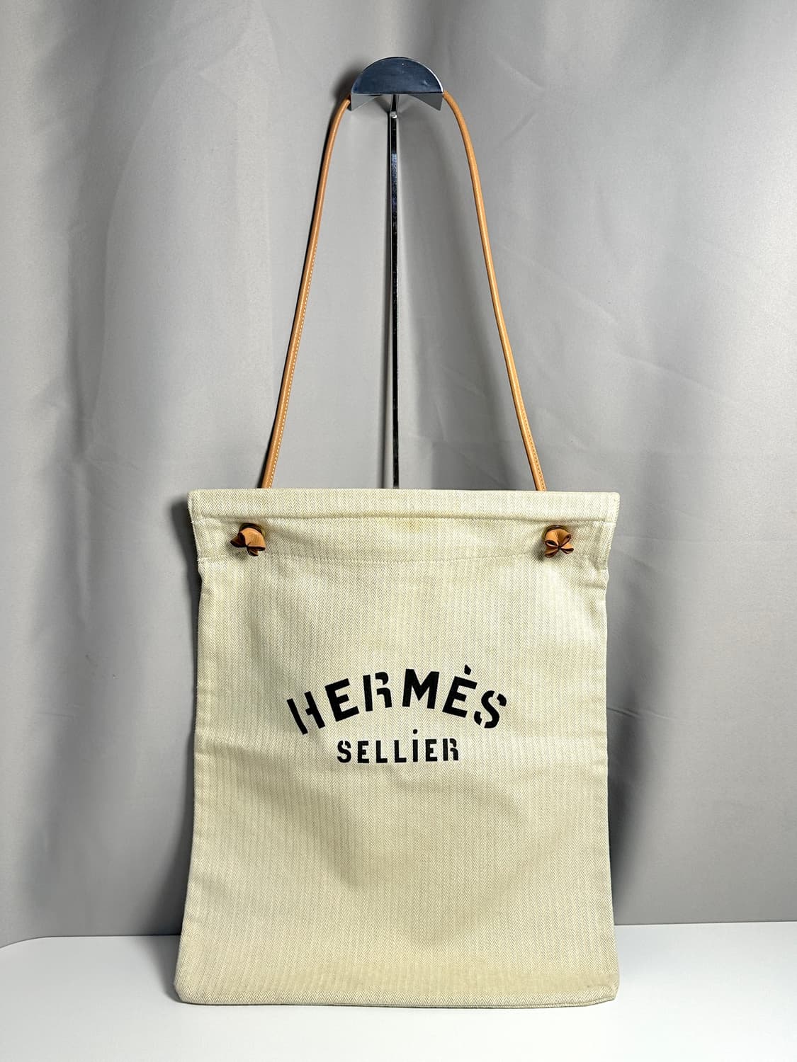 에르메스 알린 캔버스 숄더백 베이지 상품이미지1