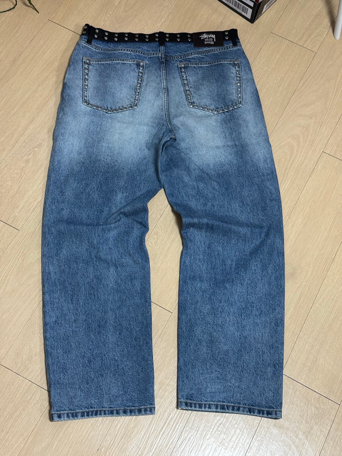 [36] 스투시 웨일즈보너 스터드 진 워시드 블루 상품이미지8