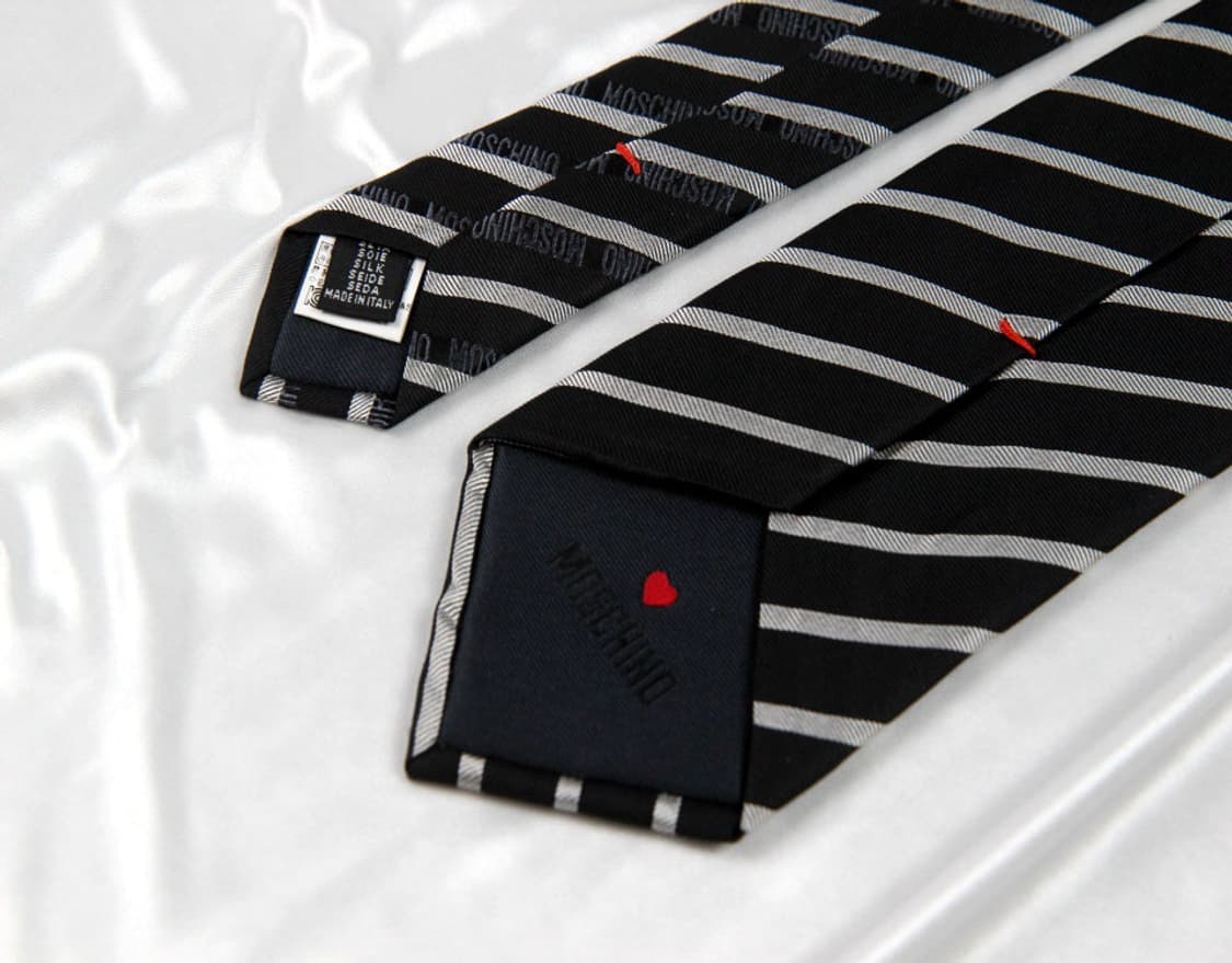 모스키노 8.2cm 미사용 S등급 신형 남자 명품 넥타이 상품이미지5