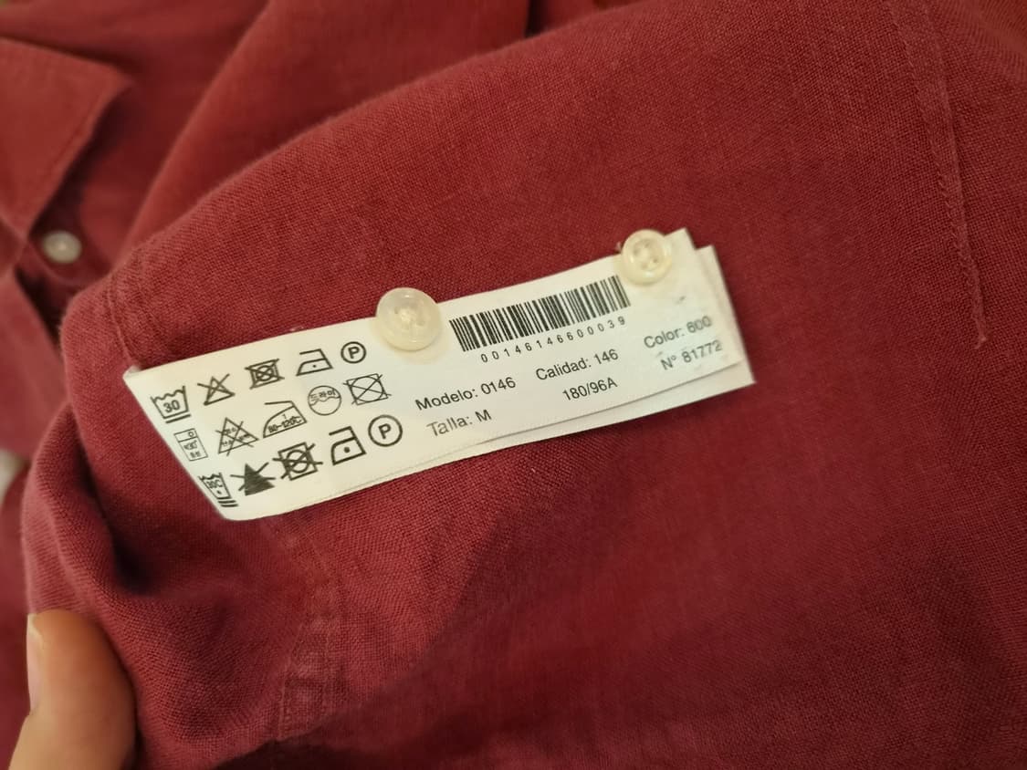 마시모뚜띠 남성 린넨긴팔셔츠 M사이즈 상품이미지9