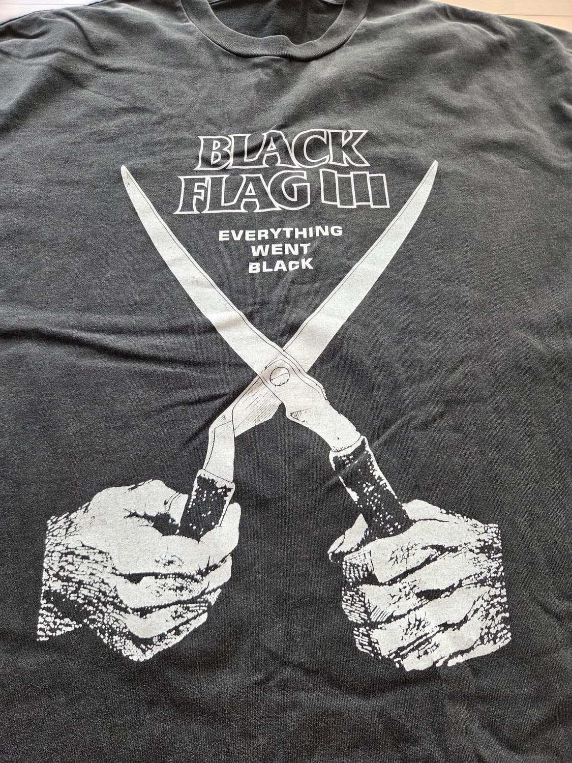 블랙플래그 밴드티 (리프린트) [xl] 상품이미지4