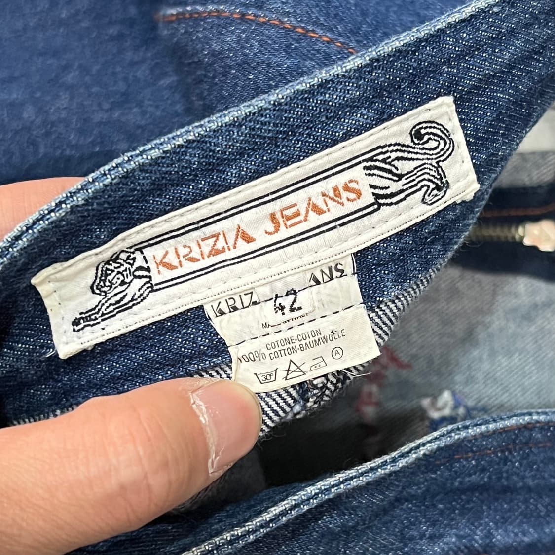  크리지아 진스 버튼 데님 롱 스커트 y16345 상품이미지6