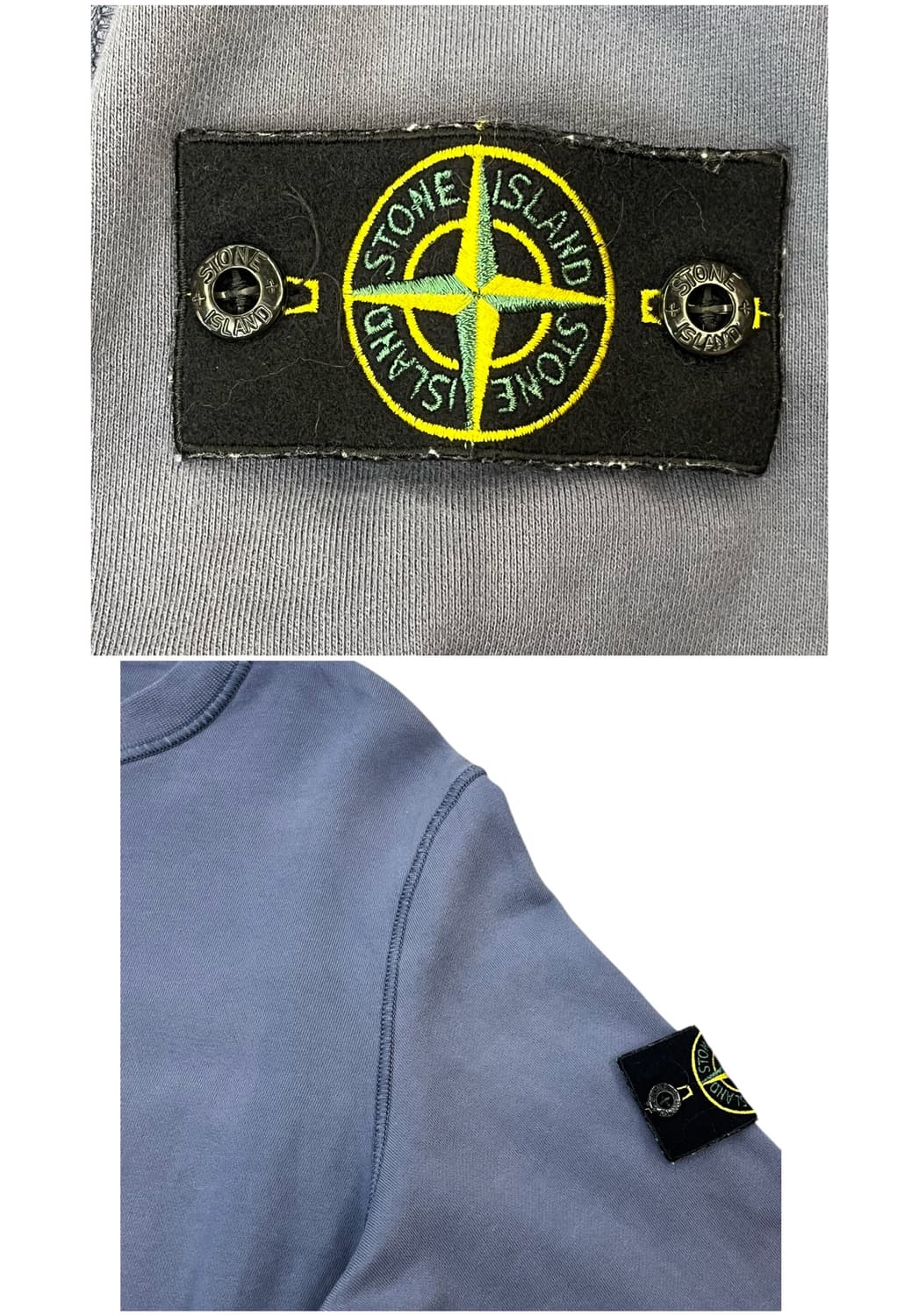 스톤아일랜드 맨투맨 퍼플그레이 M #csz1755 상품이미지10