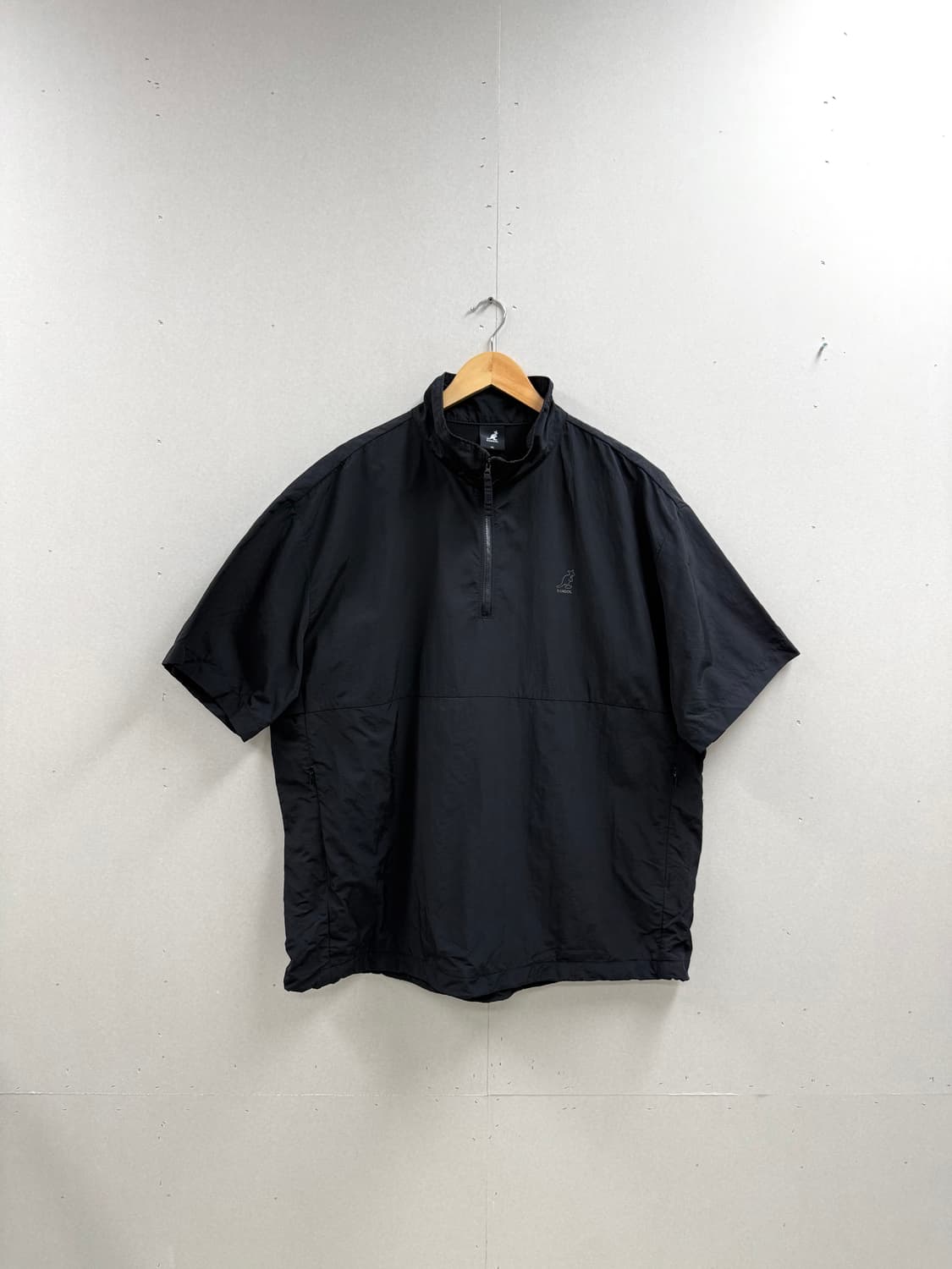 남성 105 XL / 캉골 아노락 반팔 블랙 상품이미지1