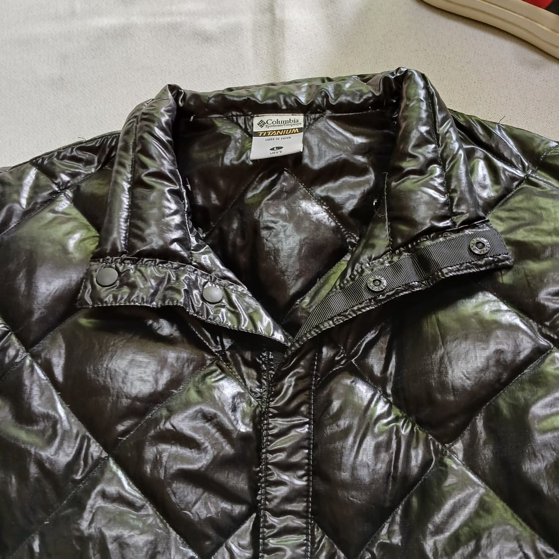 Columbia 컬럼비아 구스다운 퀄팅 단추 자켓 패딩 상품이미지8