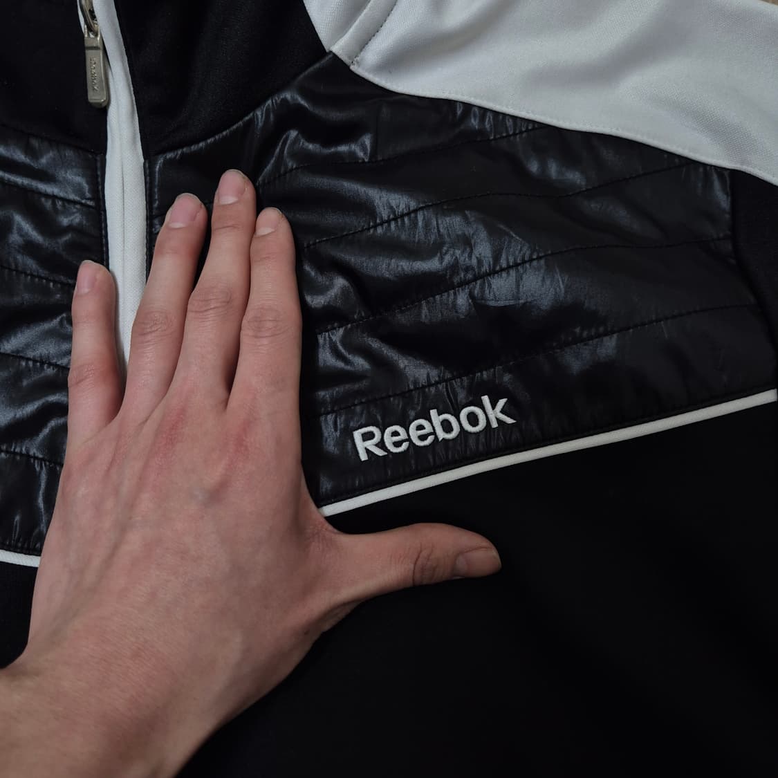 리북 투톤 자수로고 나그랑 트랙탑 져지 XL(105) 상품이미지4