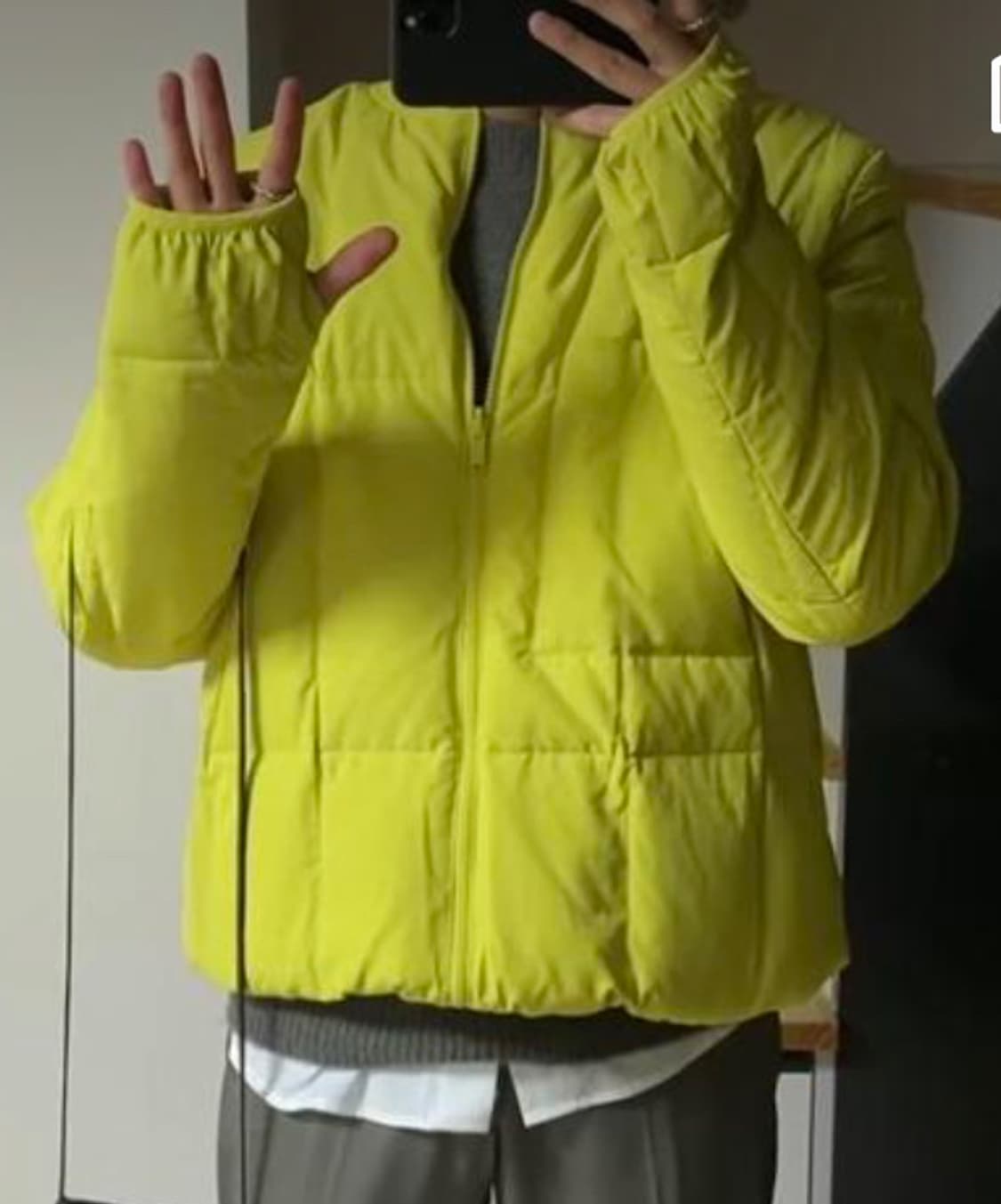 COS 코스 리버서블 패디드 봄버자켓 M 상품이미지8
