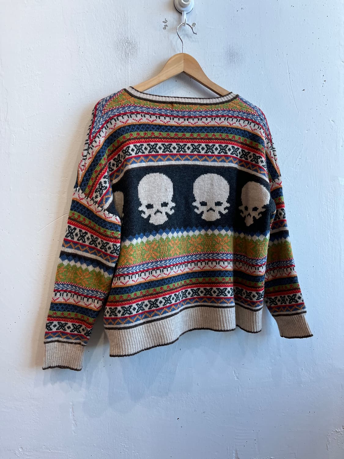 toco toco JPN 울 에스닉 스컬 니트  상품이미지2