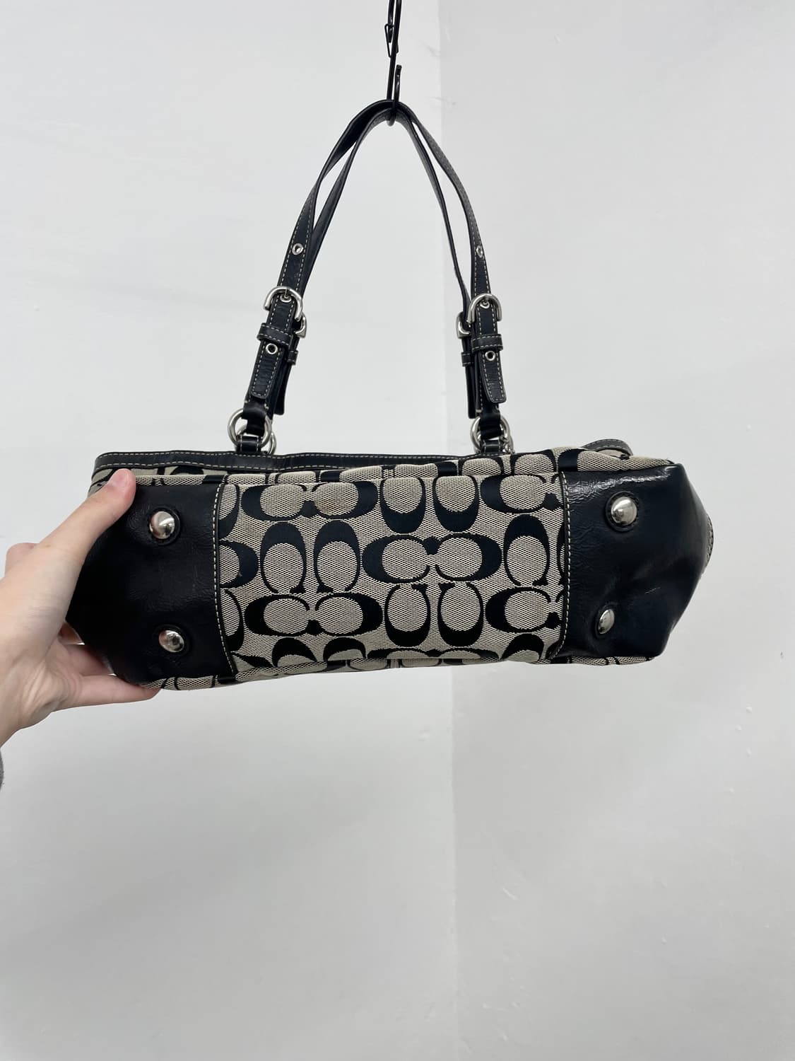 코치 자카드 시그니처 숄더백  상품이미지8