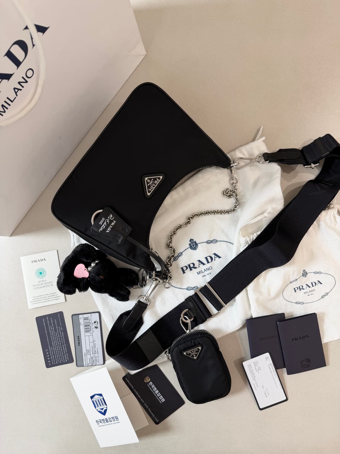 정품 프라다 리에디션 호보백  상품이미지3