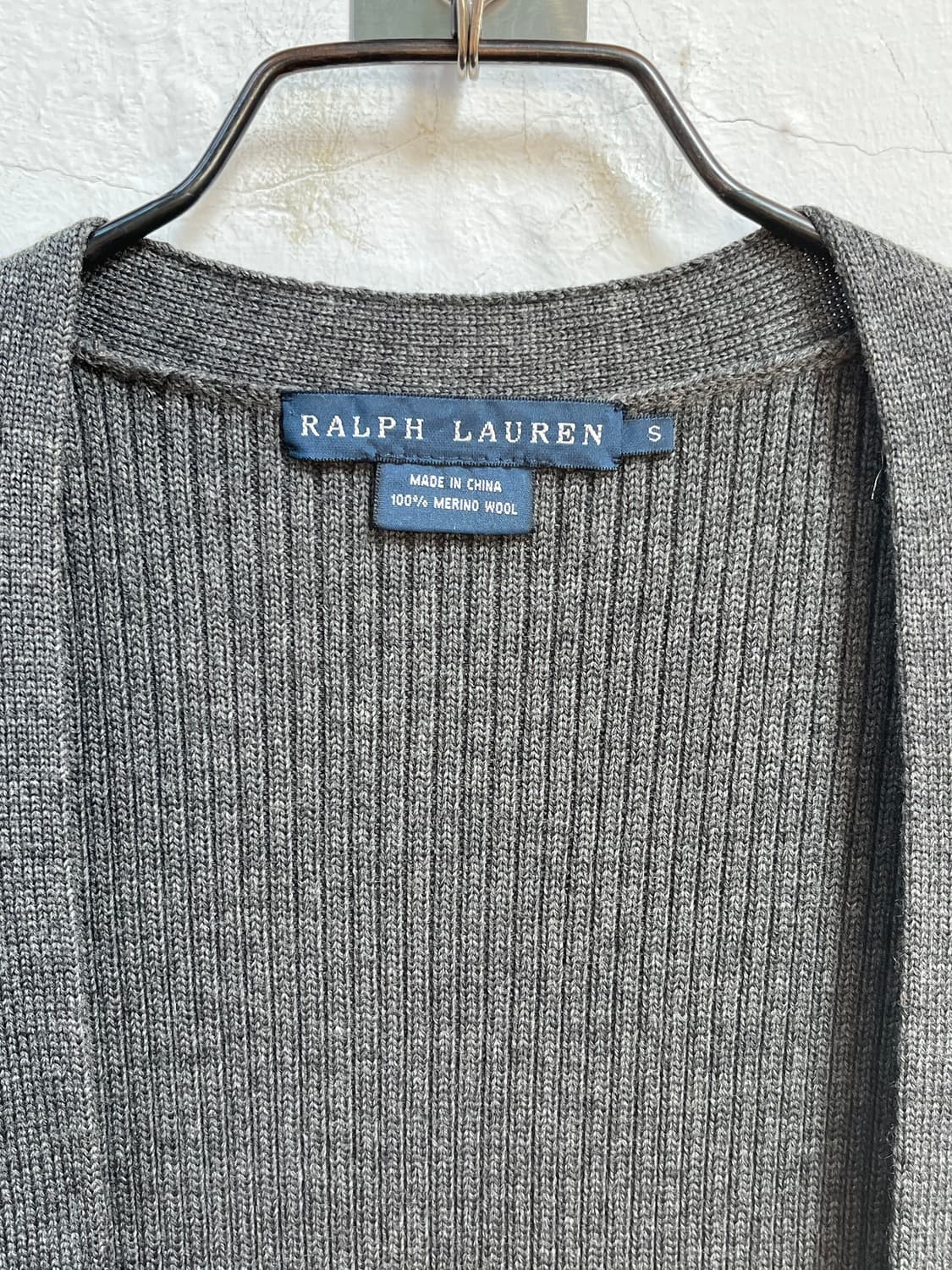 Ralph Lauren 랄프로렌 메리노 울 조끼 가디건 S 상품이미지2
