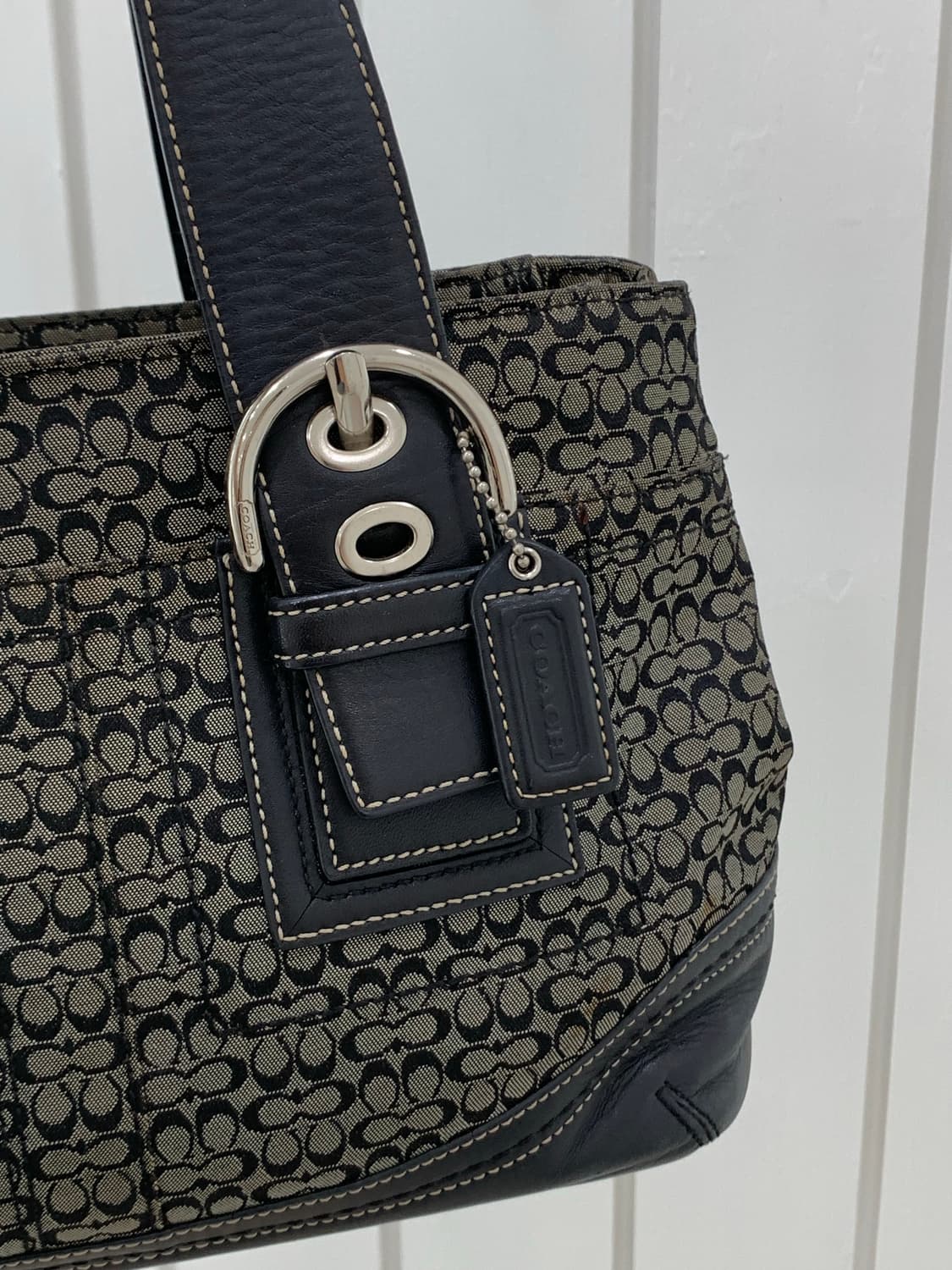 Coach black tote bag 상품이미지8