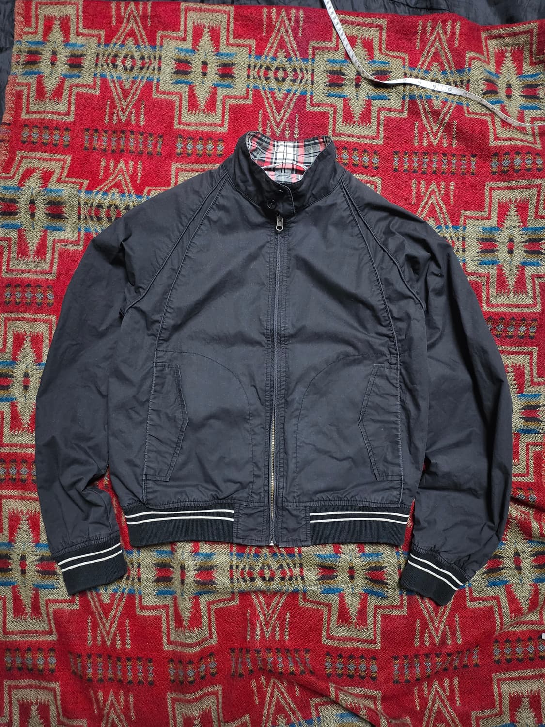 저널스탠다드 리버시블 해링턴 블루종 M 상품이미지2