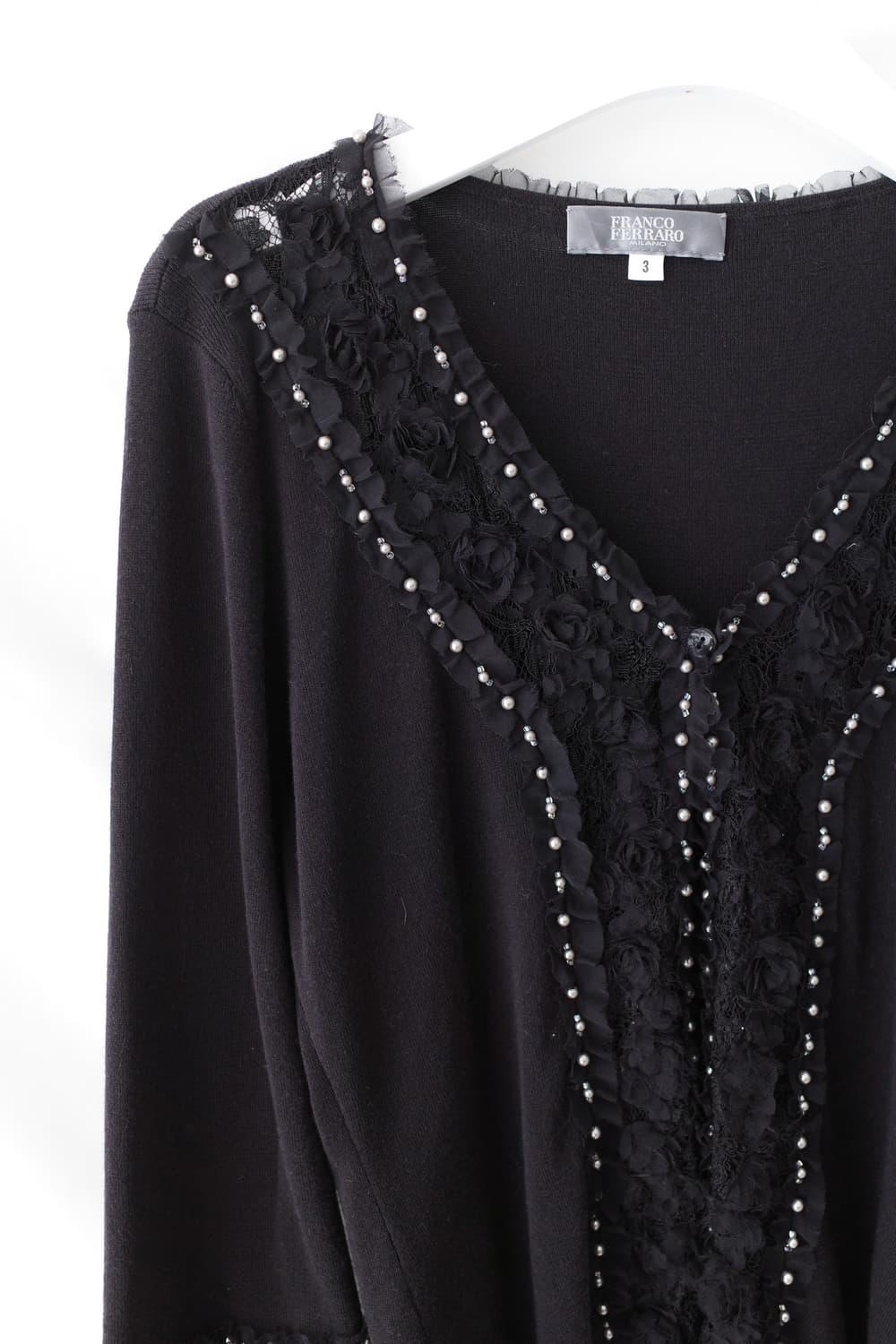franco ferraro) beads lace cardigun 상품이미지3
