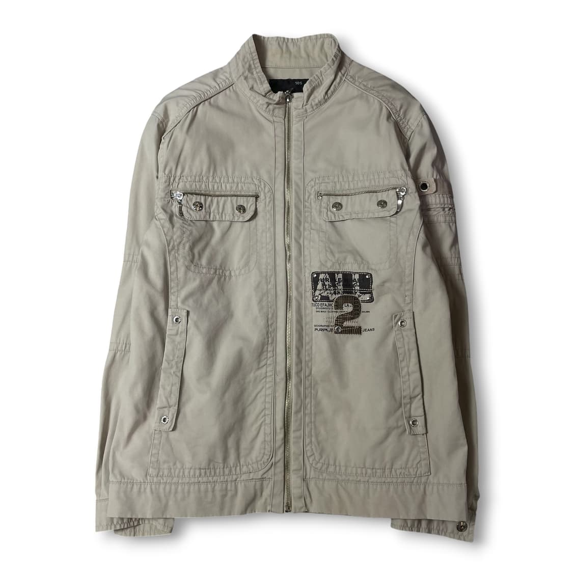 퍼플 브랜드 연베이지 포켓 디테일 자켓 105 상품이미지1