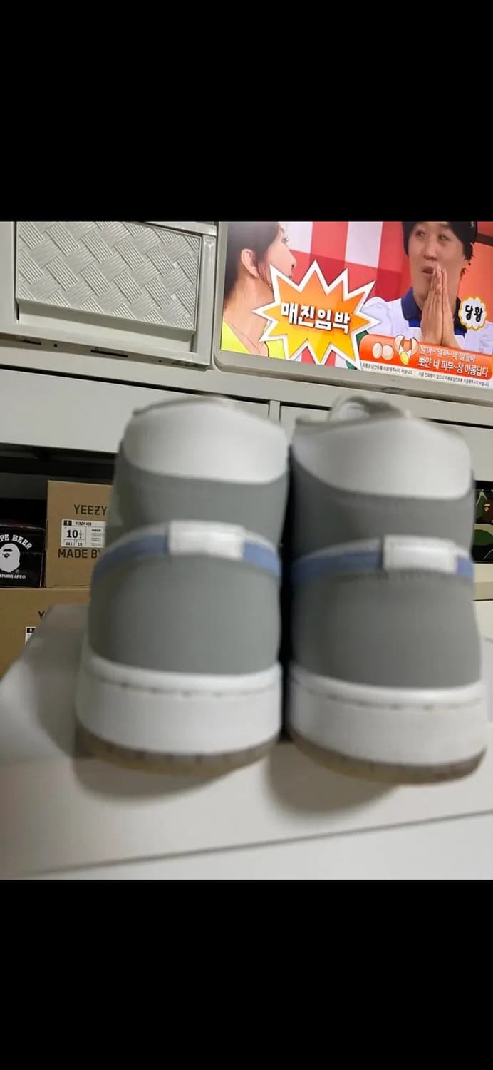 조던1미드 울프그레이 285 급처 상품이미지4