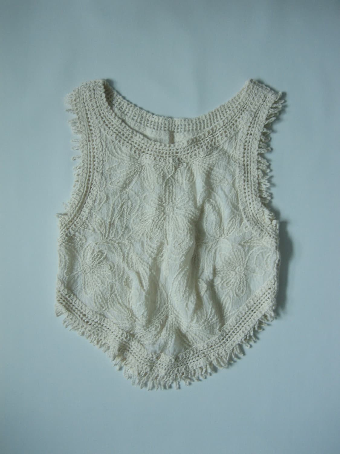[Vintage] Crochet Lace Froral Tank Top 상품이미지2