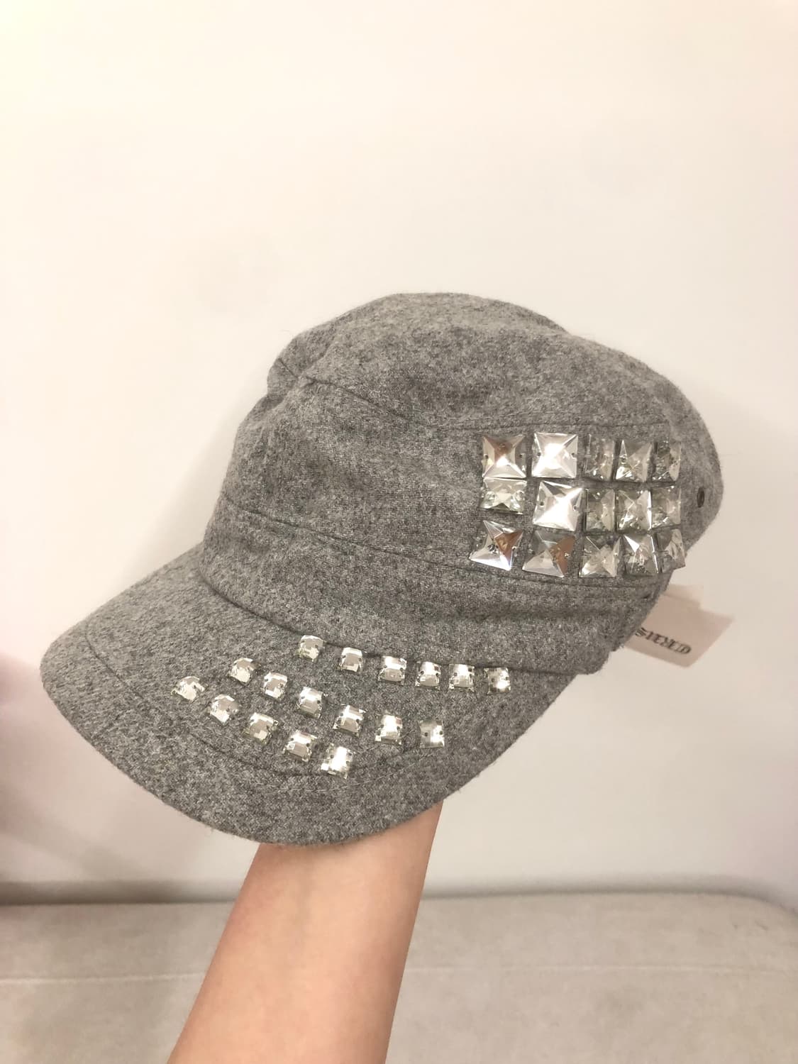 스터드 캡모자 갸루 펑크 니혼진 오네 라떼 빈티지 히메 헌팅캡 상품이미지1