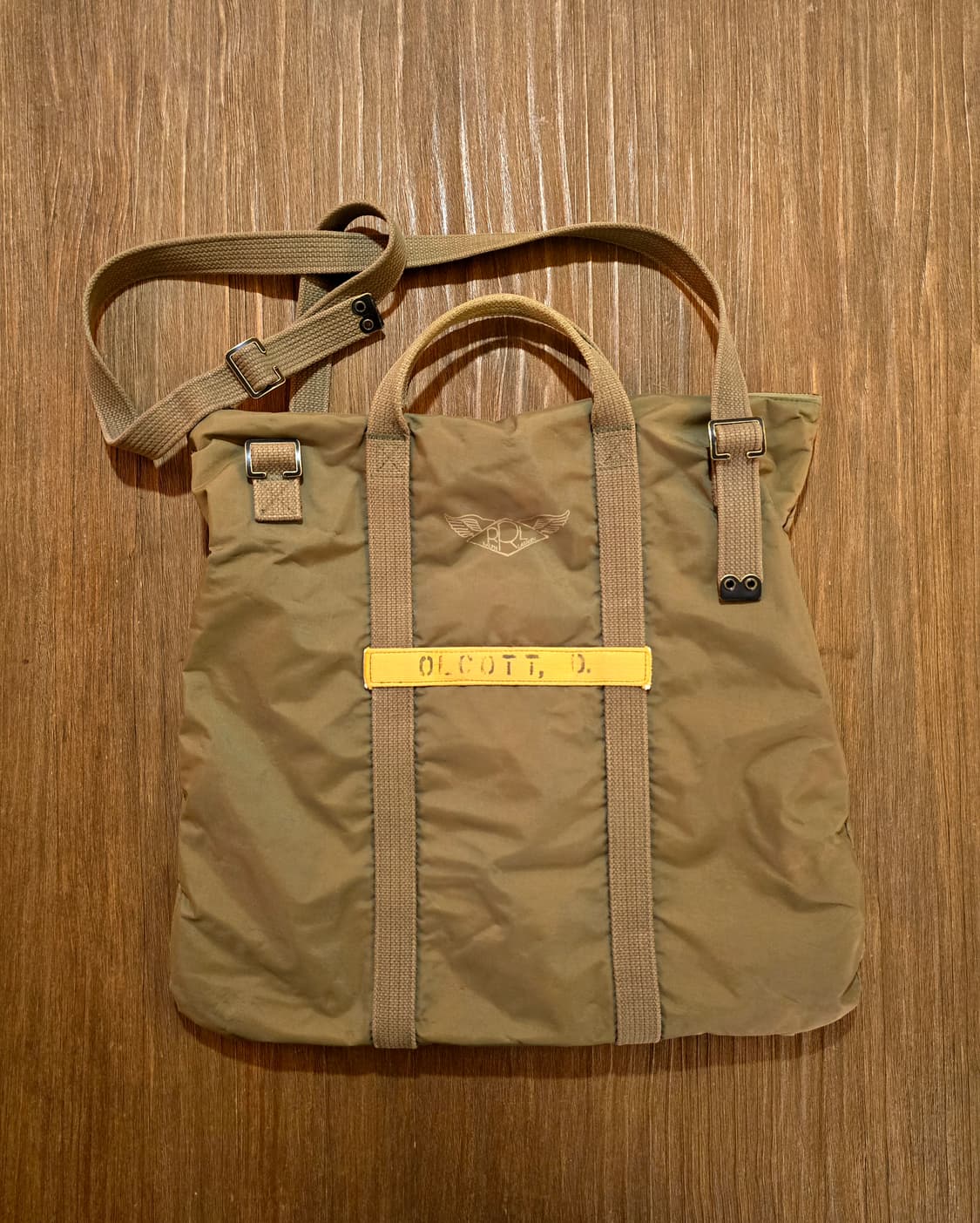 RRL 윙로고 나일론 2-Way 헬멧 백 (Double RL Bag) 상품이미지1