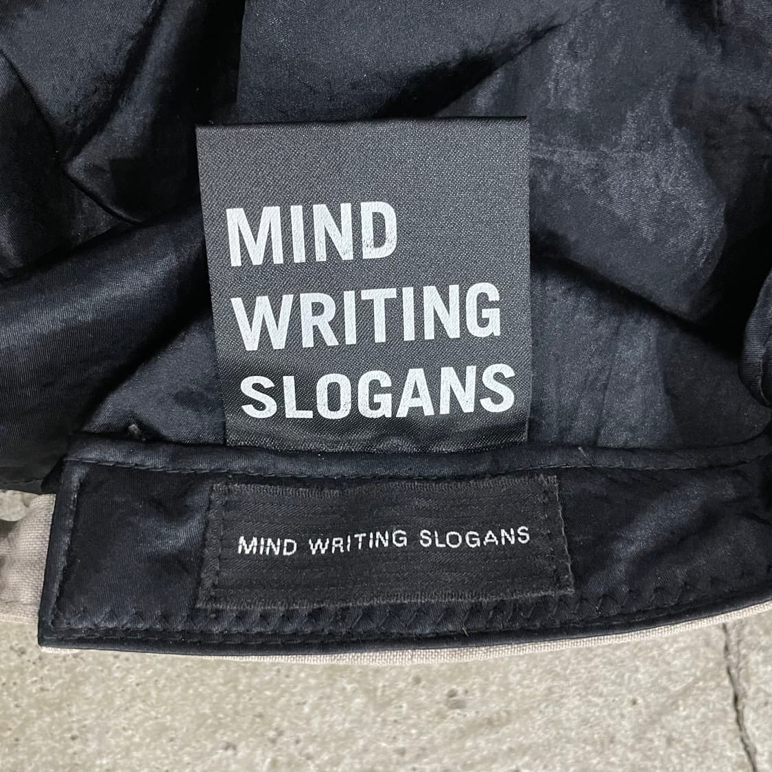 마인드라이팅슬로건 린넨 캡 상품이미지9