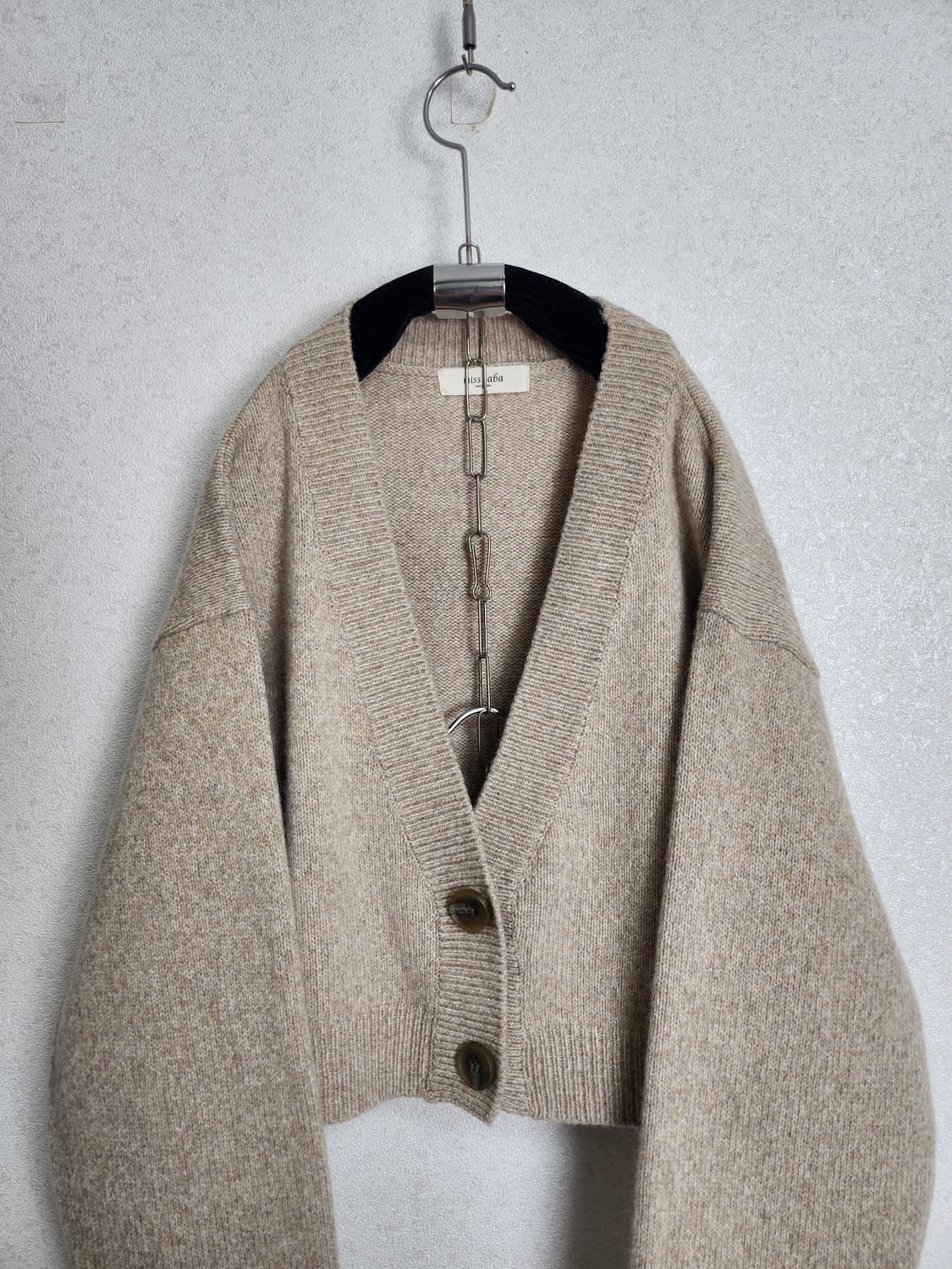 미스바바 크롭 울가디건55 66  상품이미지2