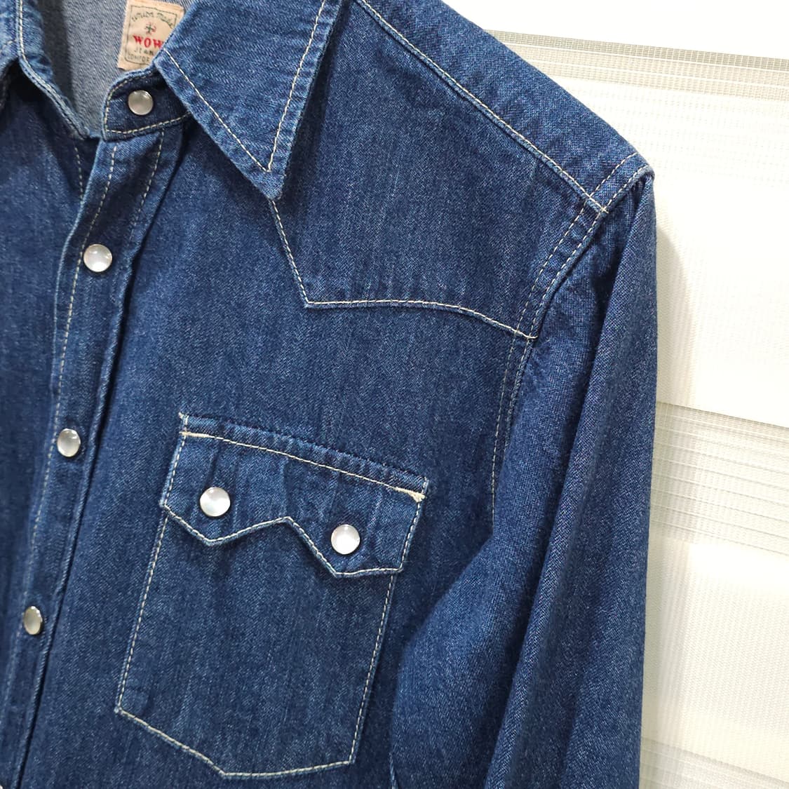 WOW JEANS 웨스턴 데님셔츠- 우먼M 상품이미지4