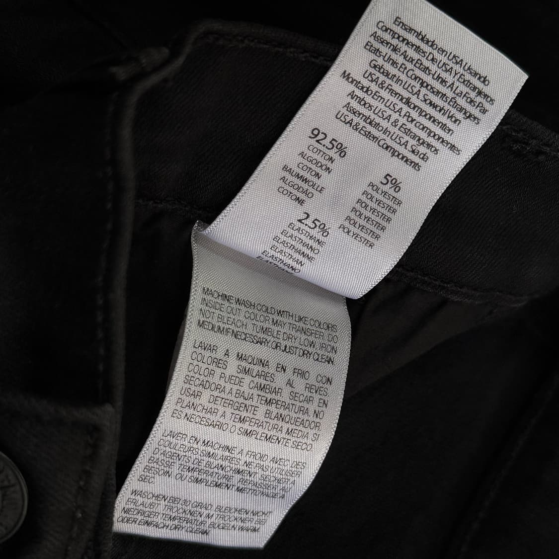 마더데님 부츠컷 블랙 진 (26) 상품이미지4