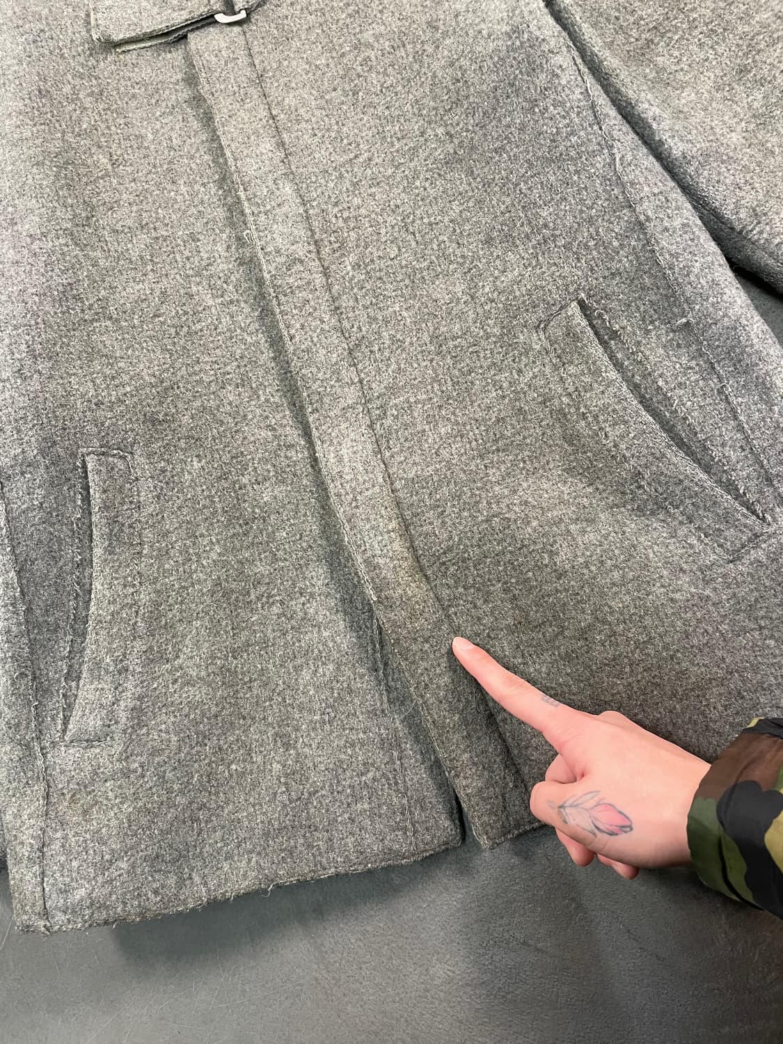 PPFM 울 하이넥 자켓 상품이미지4