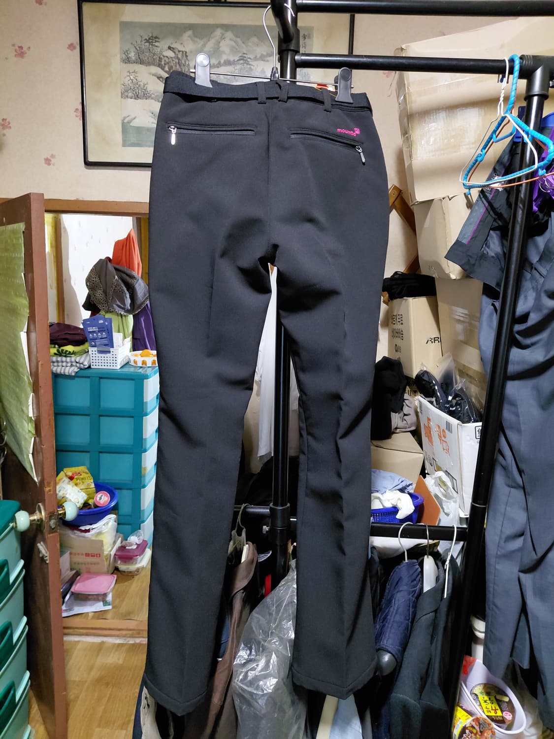 [마운티아](새제품)기모안감 등산 바지 여성27사이즈 상품이미지2