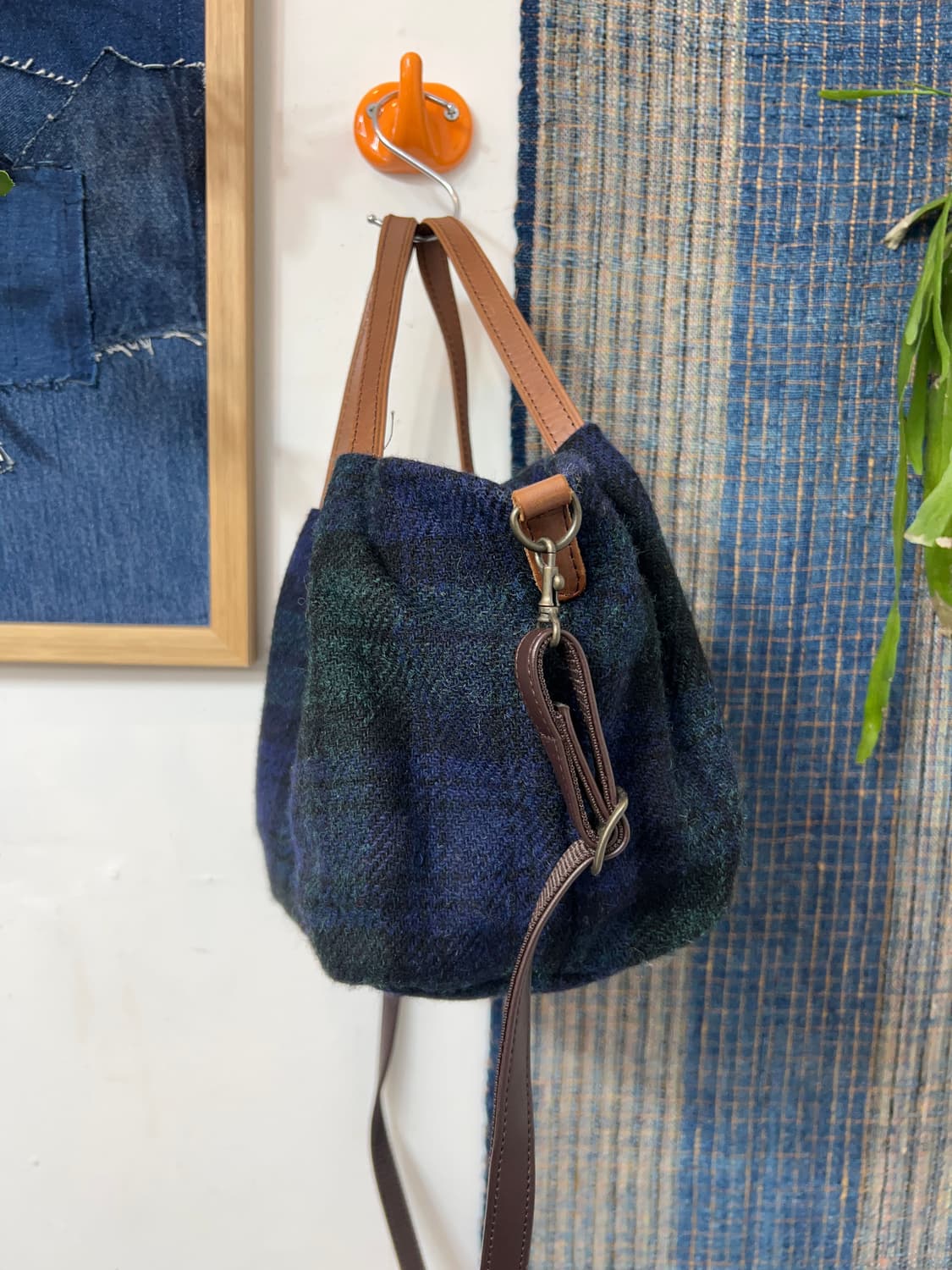 HARRIS TWEED Black Watch Bag 상품이미지5