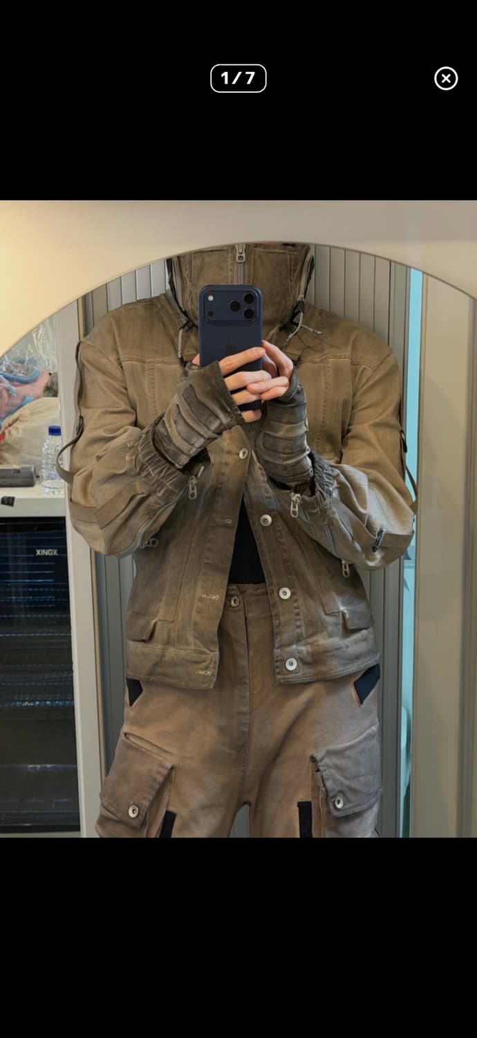 25fw DENIM MOTORCYCLE UTILITY JACKET 상품이미지1