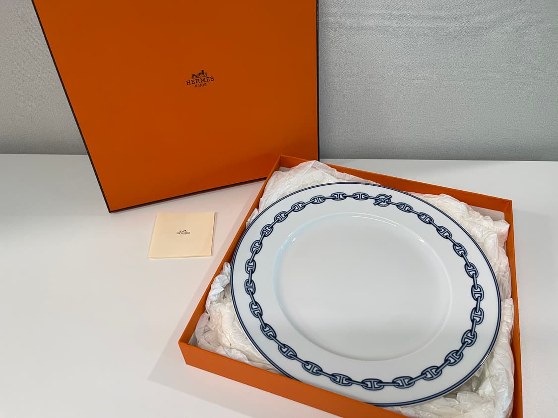 에르메스 샹달 블루 플래터 플레이트 1P HERMES 상품이미지6