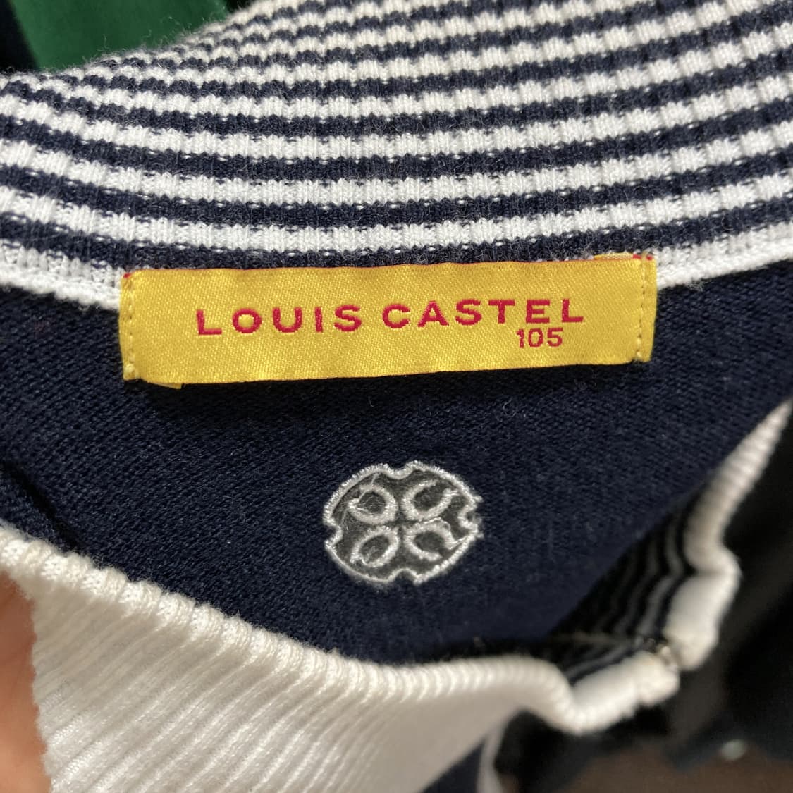 루이까스텔 여성니트집업조끼 네이비 105 상품이미지4