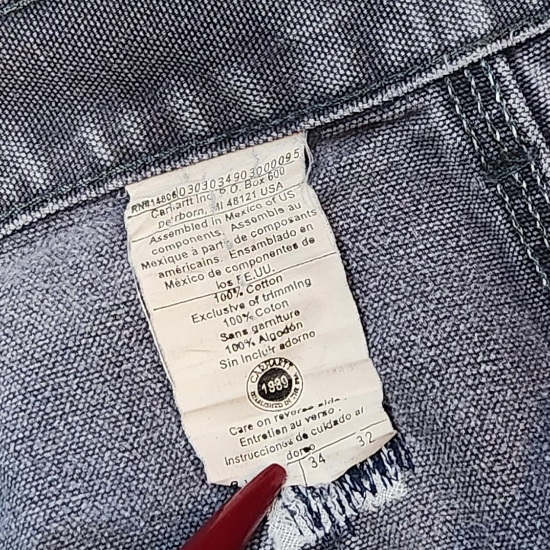 34)페이디드 칼하트 카펜터 상품이미지9