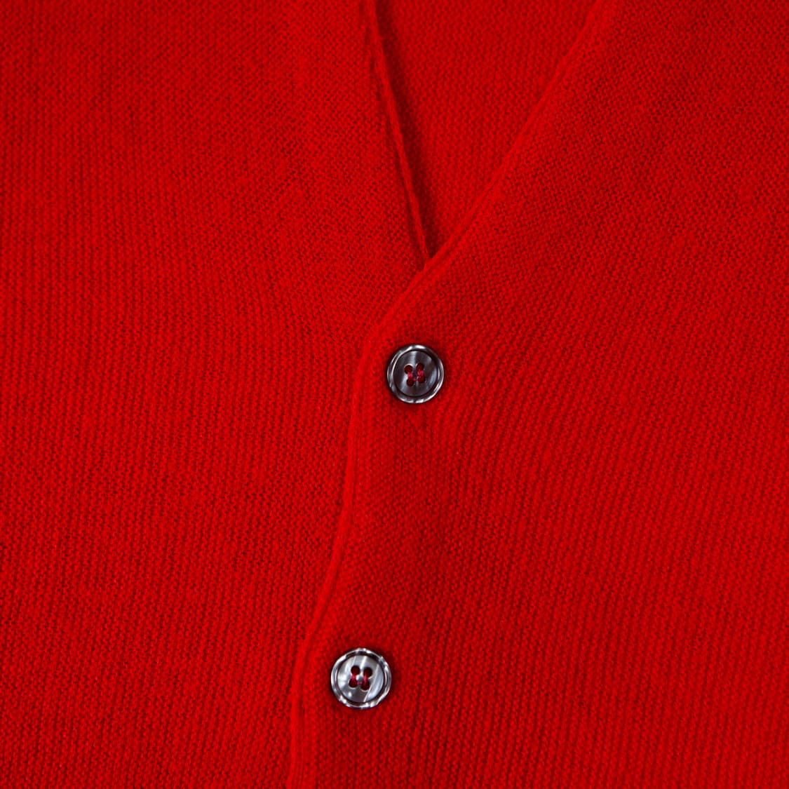 80s IZOD 라코스테 아크릴 가디건 레드 상품이미지5