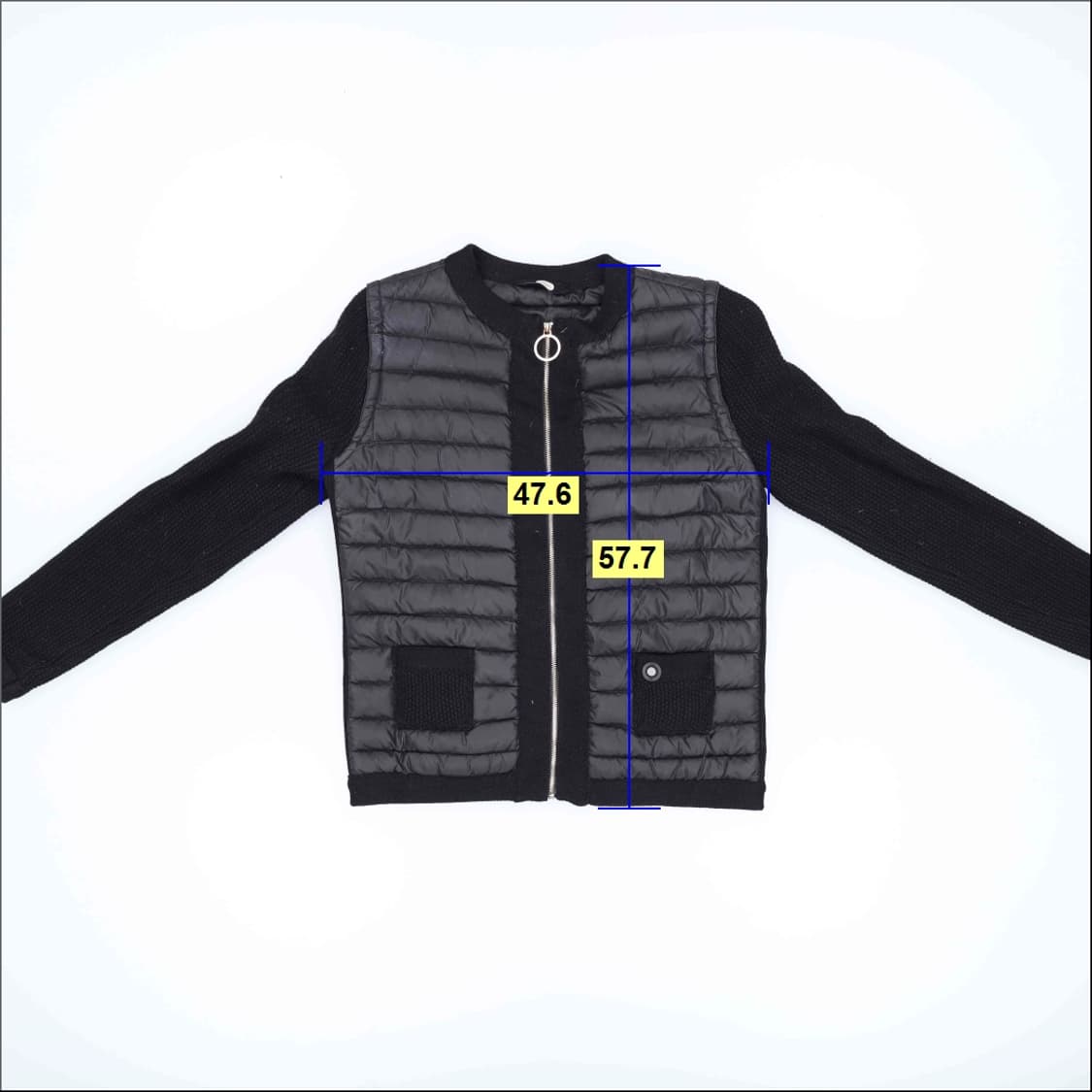 55 듀엘 여성 덕 니트경량패딩 0224H1 상품이미지6