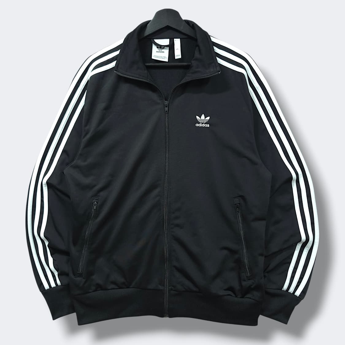 [2XL] 아디다스 블랙&화이트 클래식 파이어버드 트랙탑 져지 상품이미지1