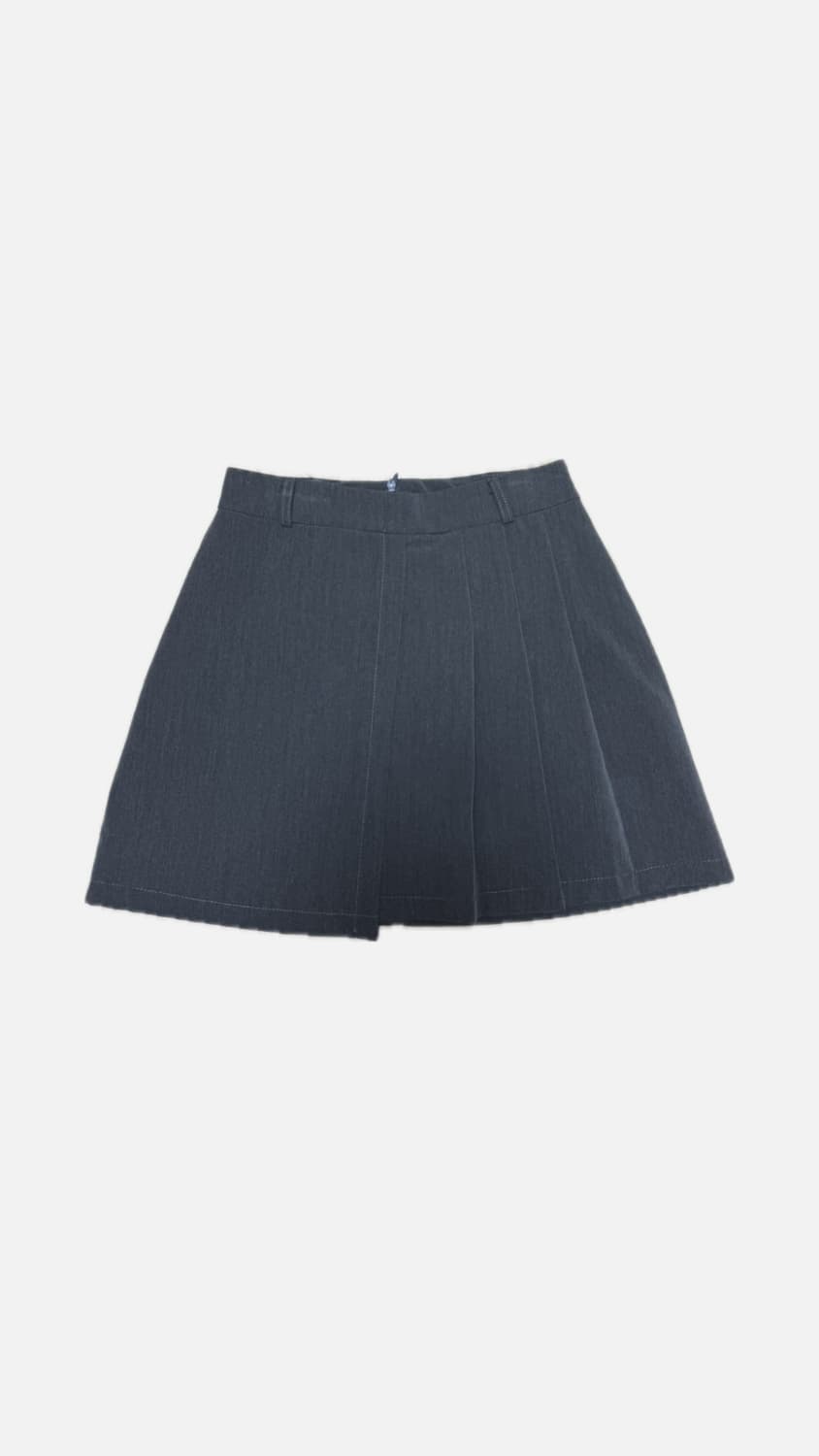 플리츠 미니스커트 그레이 상품이미지1