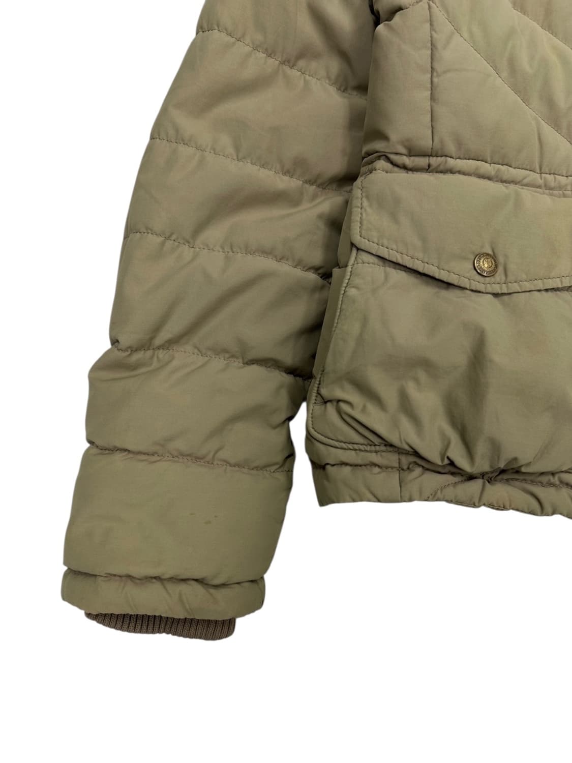 00s 폴로 y2k 덕다운 패딩 베이지 (여성S)  상품이미지7