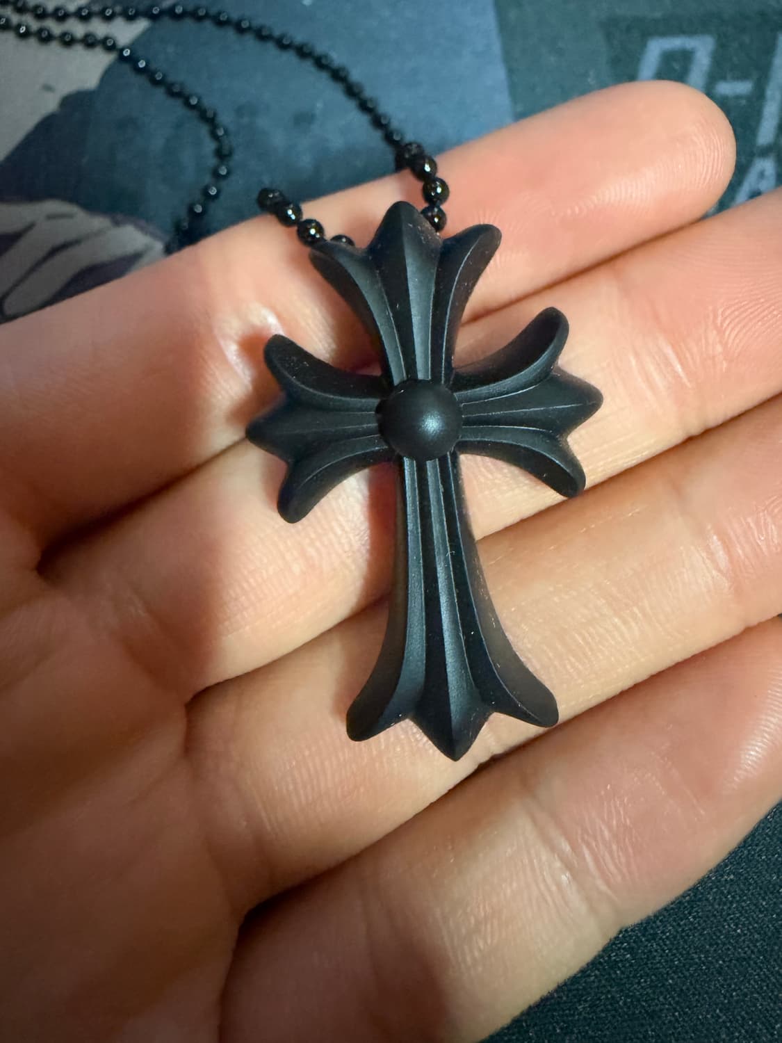 크롬하츠 실리크롬 팬던트 블랙 상품이미지2