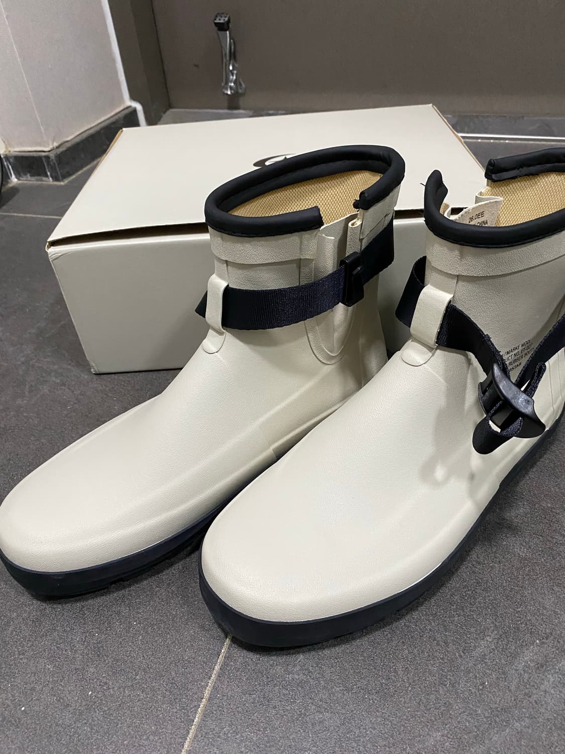 풀박스)문스타 810s 마르크 모디 260 ET027 레인부츠 장화-화이 상품이미지1