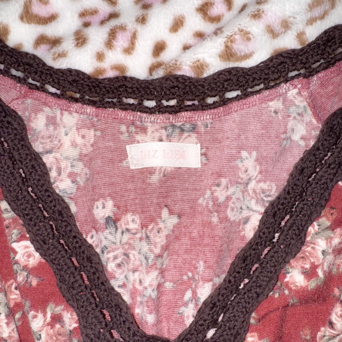 LIZ LISA﹥*:ꔫ:*+ﾟ레드 플라워 블라우스 갸루 히메 오네 갸루 상품이미지2