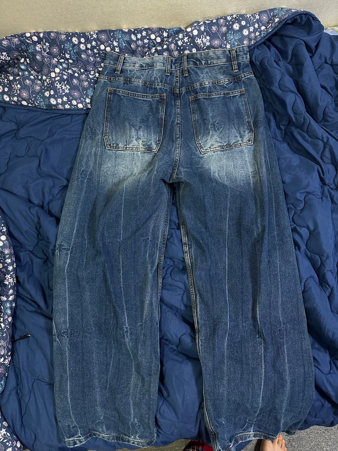 밀로아카이브 리플렉트 커브드 팬츠(미드블루) 상품이미지3